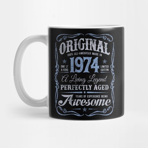 Born In 1974 All American Original Birthday Gift by Irregulariteez